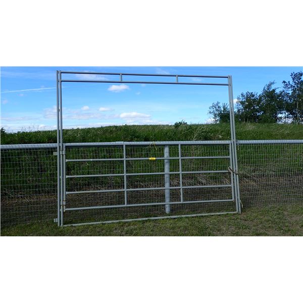 2W LIVESTOCK 12' LEMSCO-MEDIUM DUTY HIGH POLE GATE, UNIT # 3407,