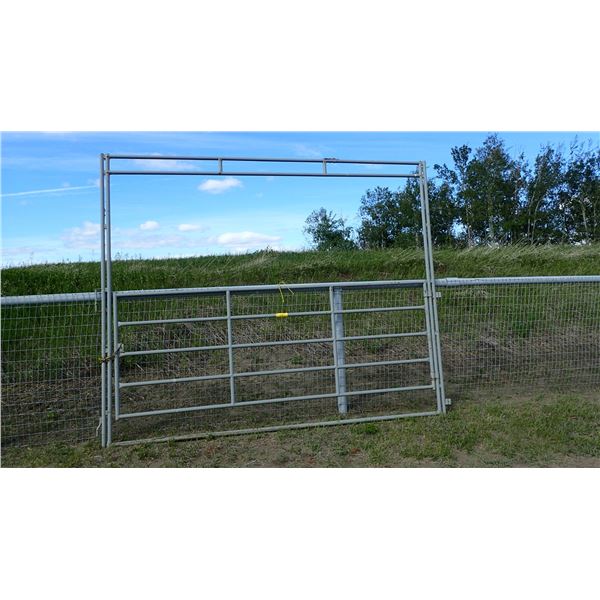 2W LIVESTOCK 12' LEMSCO-MEDIUM DUTY HIGH POLE GATE, UNIT # 3407,