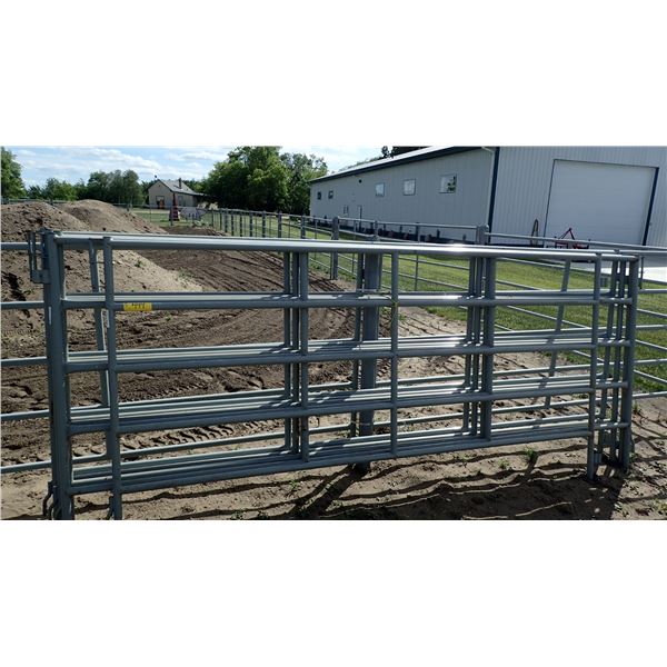 4 - 2W LIVESTOCK 12' & 1 - 10' LEMSCO-MEDIUM DUTY PANELS, UNIT # 3075 & 3074, (PER PANEL TIMES 4)
