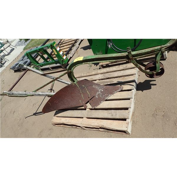 COCKSHUTT ONE BOTTOM HORSE DRAWN PLOW