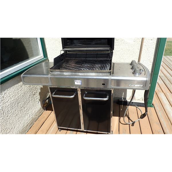WEBER NATURAL GAS BARBECUE C/W COVER