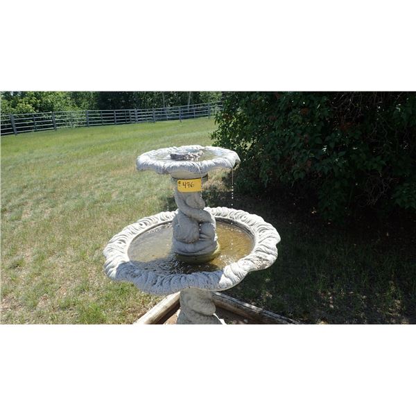 4-PIECE CONCRETE FOUNTAIN