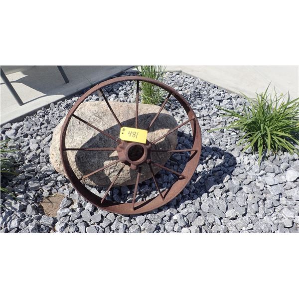 ANTIQUE STEEL WHEEL