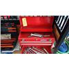 Image 3 : MASTERCRAFT 3-DRAWER TOOLBOX WITH ASSORTED WRENCHES