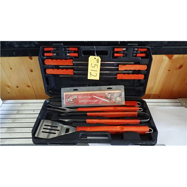 BARBEQUE GRILL SET & TUBE BURNER