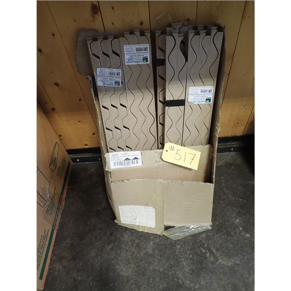 HORIZONTAL PLASTIC CLOSURE STRIPS 24" APPROX 33