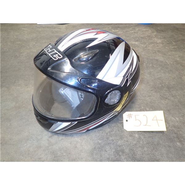 HJC FULL FACE HELMET (SIZE LARGE)