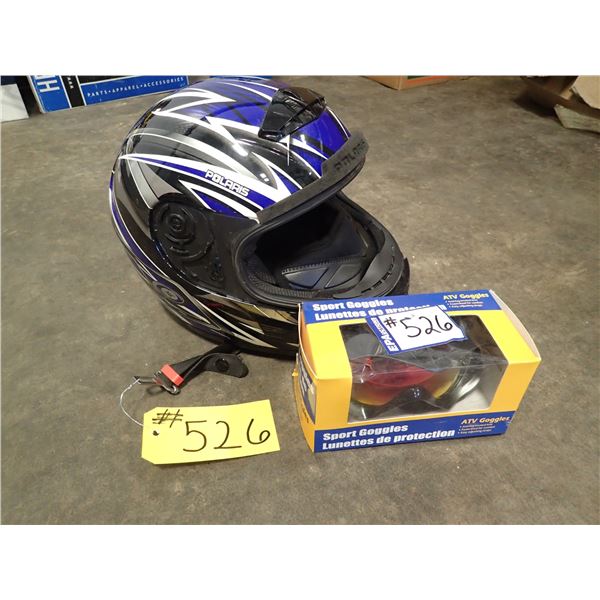 POLARIS FULL FACE HELMET (SIZE EXTRA LARGE)
