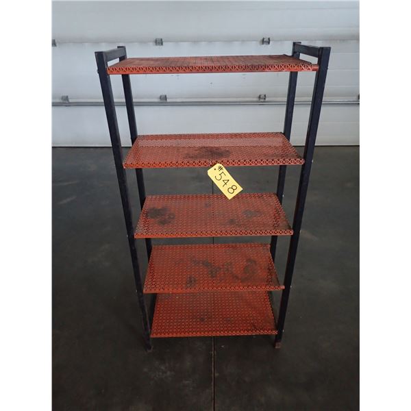 STEEL DISPLAY SHELF UNIT