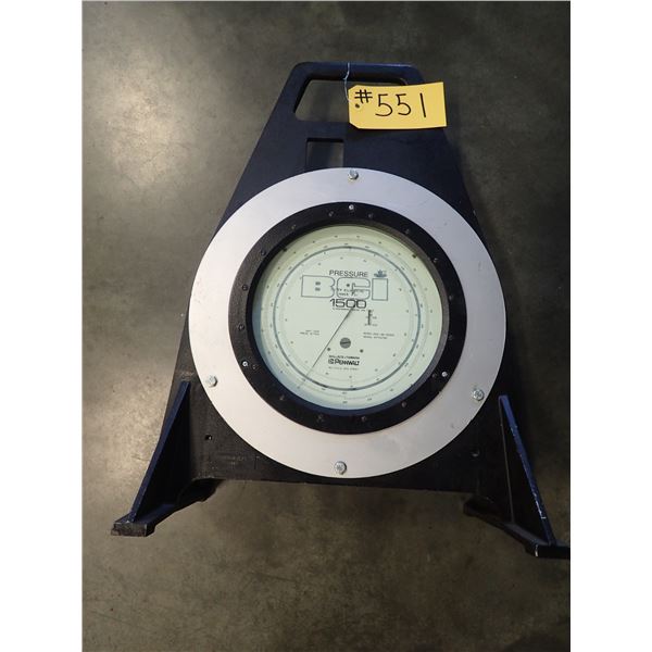 PENNWALT HIGH PERFORMANCE PRESSURE GAUGE & STAND