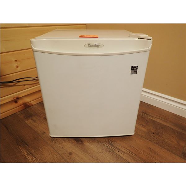 DANBY MINI FRIDGE (APPROX. 18” WIDE X 19” DEEP X 20” HIGH)