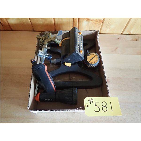 OSCILLATING & PULSE SPRINKLER, SPRAY NOZZLE & MELNOR MANUAL TIMER