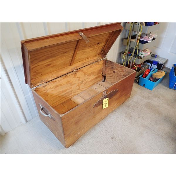 OLD WOODEN CHEST