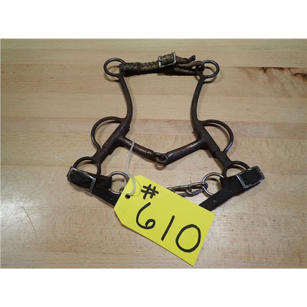 SNAFFLE BIT, LONG SHANK, 5" MOUTH PIECE