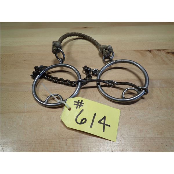 REINSMAN SNAFFLE O-RING COMBO BIT, 5" MOUTH PIECE