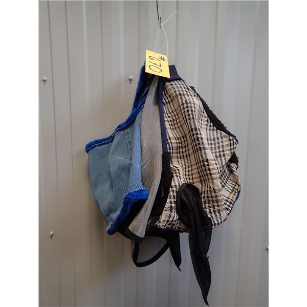3 - FULL HORSE SIZE FLY MASKS