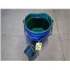 Image 1 : 3 - PLASTIC 20 QUART WATER BUCKETS FLAT BACK WITH FEED SCOOP