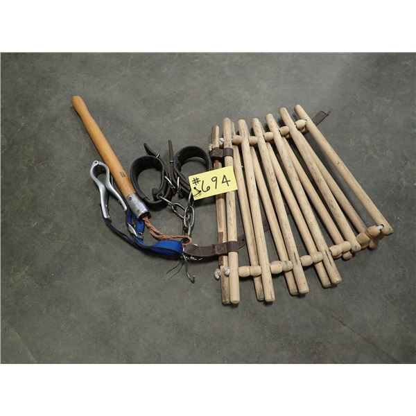 CRADLE, HOBBLES, TWITCH, CRIBBING COLLAR