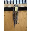 Image 1 : BRAIDED NYLON HEADSTALL, BREAST COLLAR, TIE DOWN