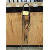 Image 1 : LEATHER HEADSTALL, WHIP, OVER & UNDER, COVERED WIRE TIE DOWN