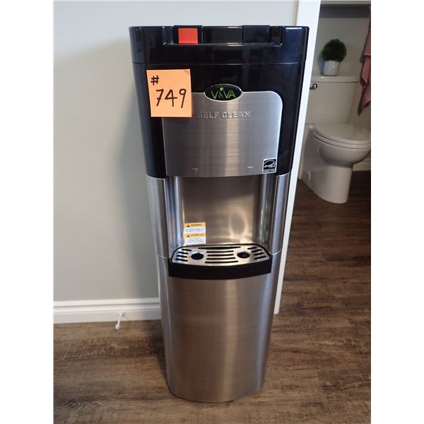 SELF CLEANING WATER COOLER WITH HOT WATER DISPENSER