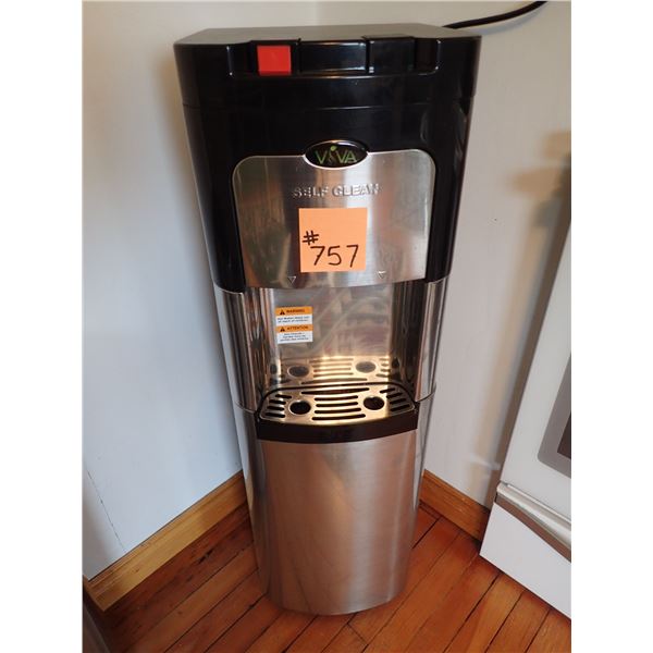 SELF CLEANING WATER COOLER WITH HOT WATER DISPENSER