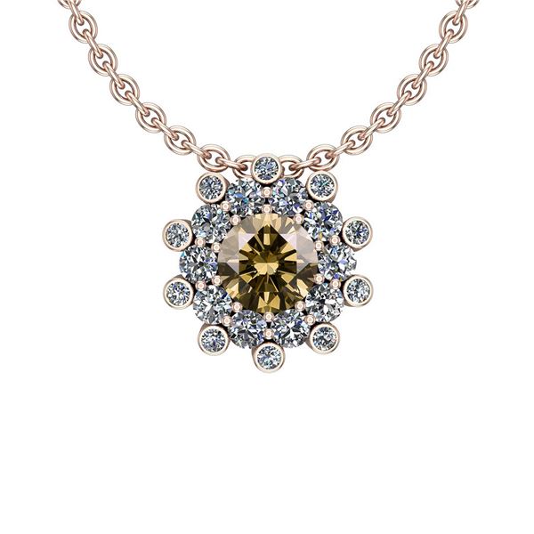 Certified 2.54 Ctw VS/SI1 Natural Fancy Yellow Brown An