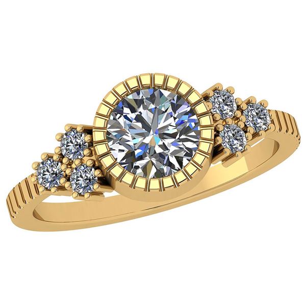 Certified 1.05 Ctw Diamond I1/I2 Vintage Style Wedding