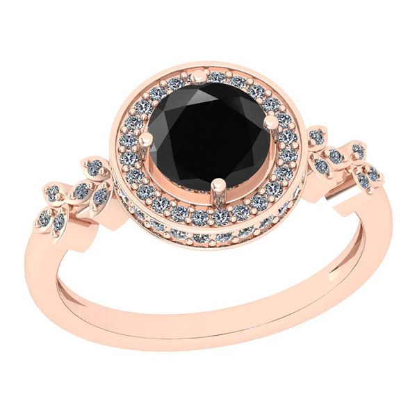 Certified 2.62 Ctw I2/I3 Treated Fancy Black and White