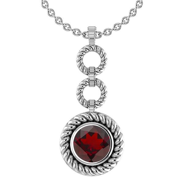Certified 6.84 Ctw Garnet Necklace For womens New Expre