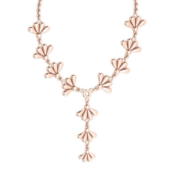 Beautiful 18K Rose Gold Light Weight Necklace