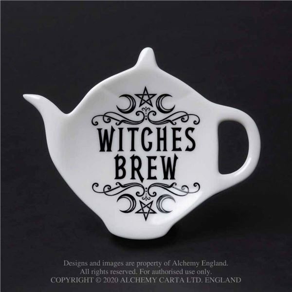 WITCHES BREW TEA SPOON HOLDER/REST