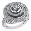 Image 1 : Certified 2.05 Ctw Diamond Wedding/Engagement 14K White