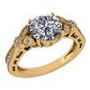 Image 1 : Certified 2.00 Ctw Diamond Engagement /Wedding 14K Yell