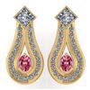 Image 1 : Certified 1.23 Ctw Pink Tourmaline Diamond Wedding/Enga