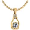 Image 1 : Certified 1.36 Ctw Diamond bottle Necklace For womens N