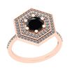 Image 1 : Certified 1.54 Ctw I2/I3 Treated Fancy Black and White