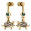 Image 1 : Certified 0.37 Ctw Treated Fancy Blue Diamond VS/SI1 An