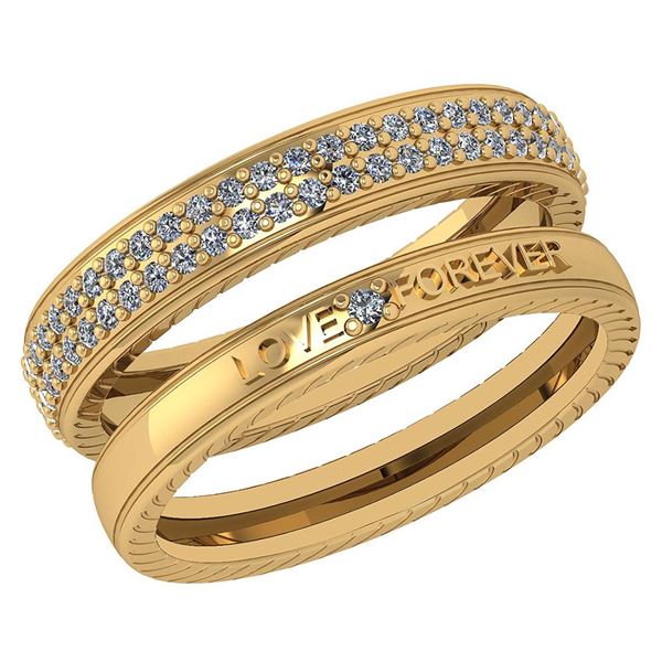 Certified 1.00 Ctw Diamond Wedding/Engagement 14K Yello
