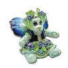 Image 1 : FLOWER BEAR PANSY JEWELED BOX