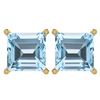 Image 1 : Certified 11.24 Ctw Genuine Blue Topaz 14K Yellow Gold