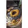 Image 2 : Lot of extension cords some with new plugs some need plugs