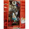 Image 8 : MUSTANG FLOAT VEST, TACKLEBOX WITH CONTENTS AND FISHING RODS