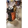 Image 2 : LOT OF GOLF BAGS AND CART - CALLAWAY BIG BERTHA AND CLUG GLOVE