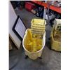Image 2 : RUBBERMAID AND YELLOW MOP BUCKETS WITH WRINGERS