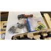 Image 2 : Carbon monoxide Is detector, Rigid power tool no battery, Welding ground clamp, Mastercraft 18v cord