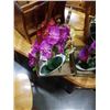 Image 2 : 3 TRAYS OF NEW REALISTIC ARTIFICIAL ORCHIDS