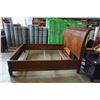 Image 2 : SOLID WOOD KINGSIZE SLEIGH BED FRAME