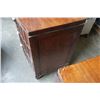 Image 11 : PAIR OF SOLID WOOD 3 DRAWER BEDSIDE CHESTS - 35 INCHES WIDE X 33.5 TALL X 20.5 DEEP