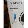 Image 2 : AS NEW HONEYWELL QUIETSET5 16 INCH WHOLE ROOM STA ND FAN TESTED WORKING